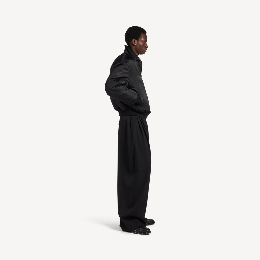 Balenciaga Cocoon Bomber Jacket — Black