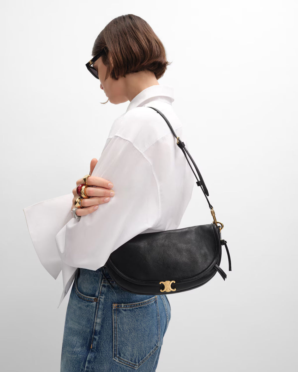 Celine Shoulder Bag — Black