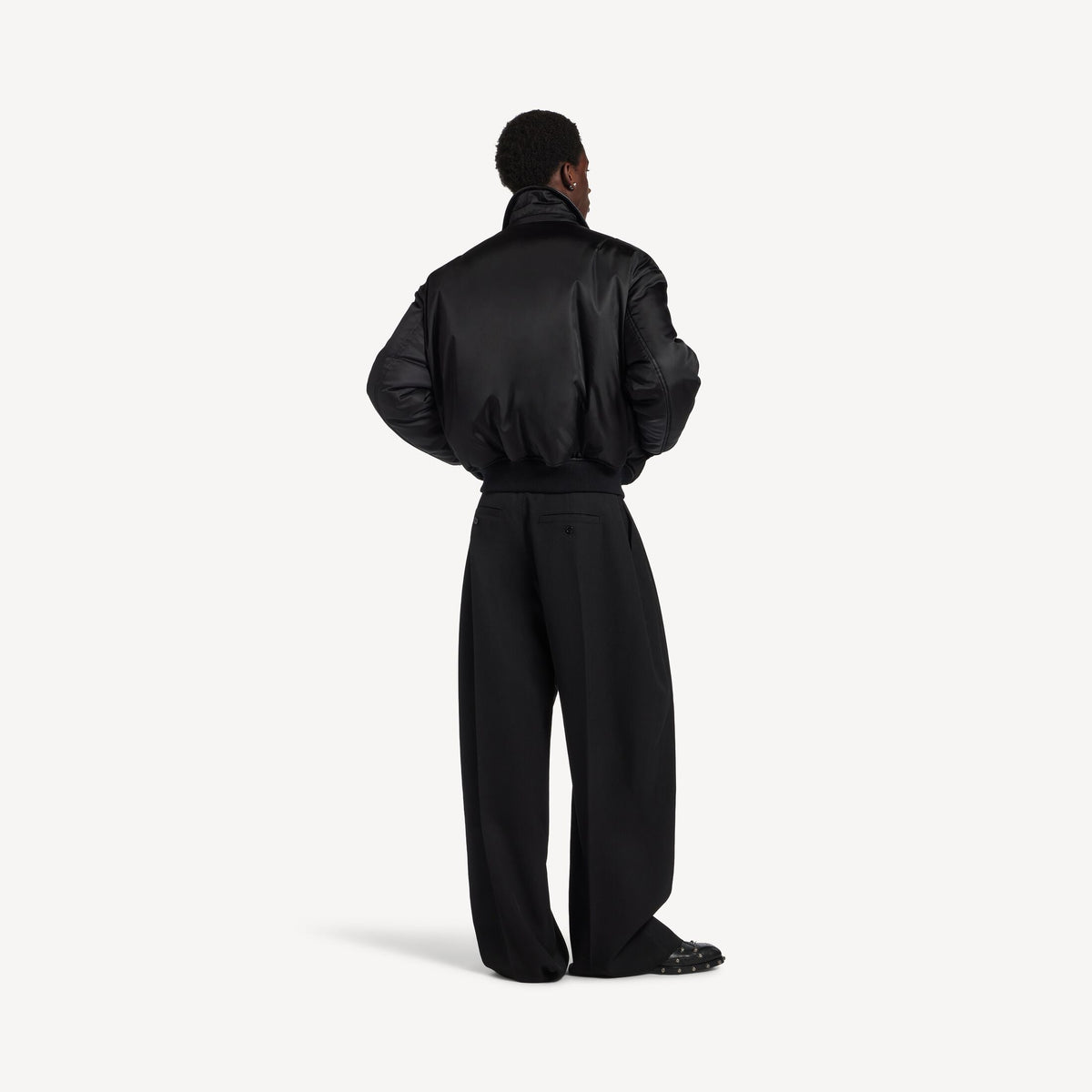 Balenciaga Cocoon Bomber Jacket — Black