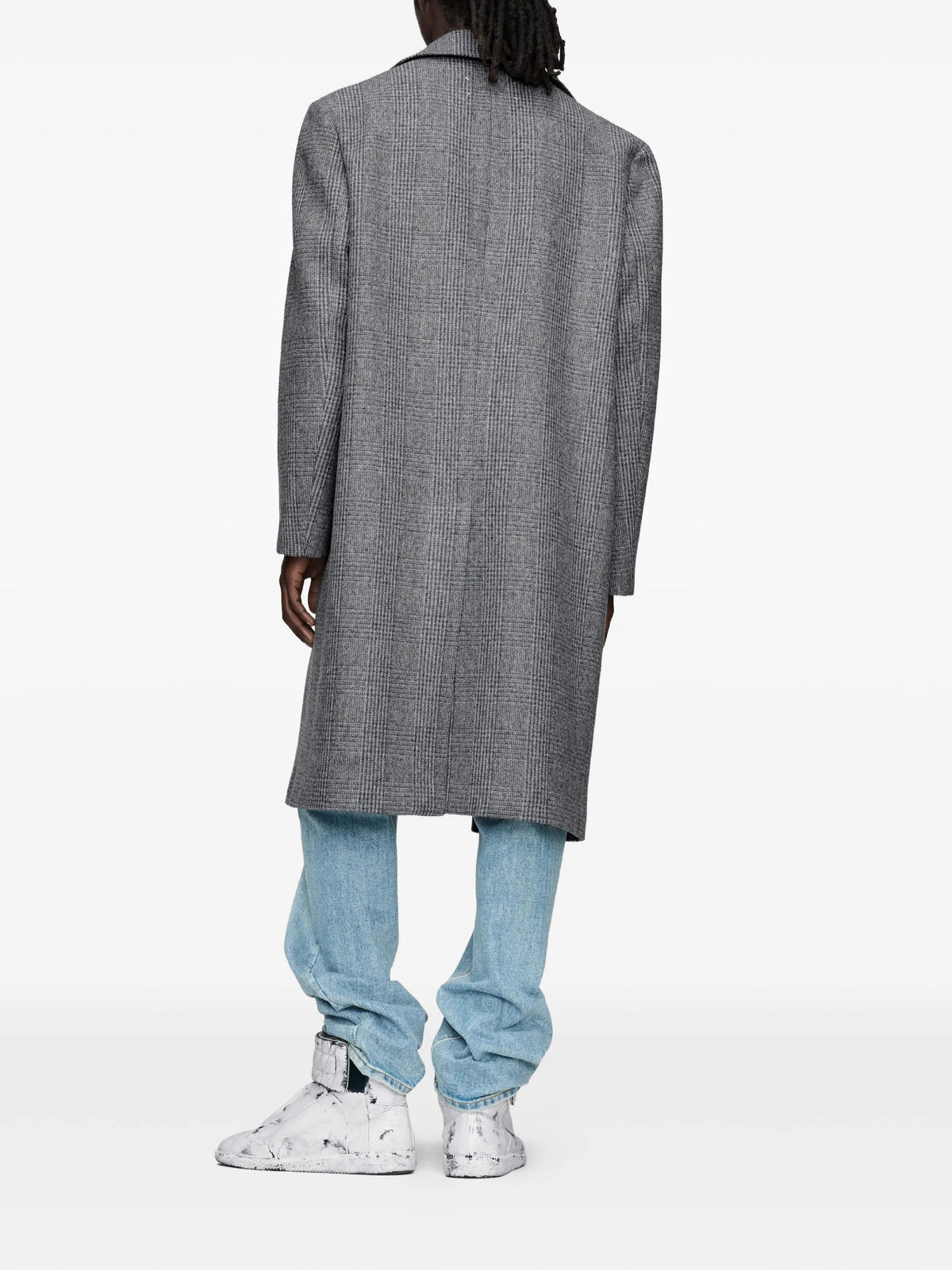 Maison Margiela Foldable Collar Coat — Gray