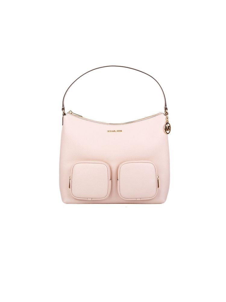 Michael Kors Merritt Large Cargo Shoulder Bag — Pink