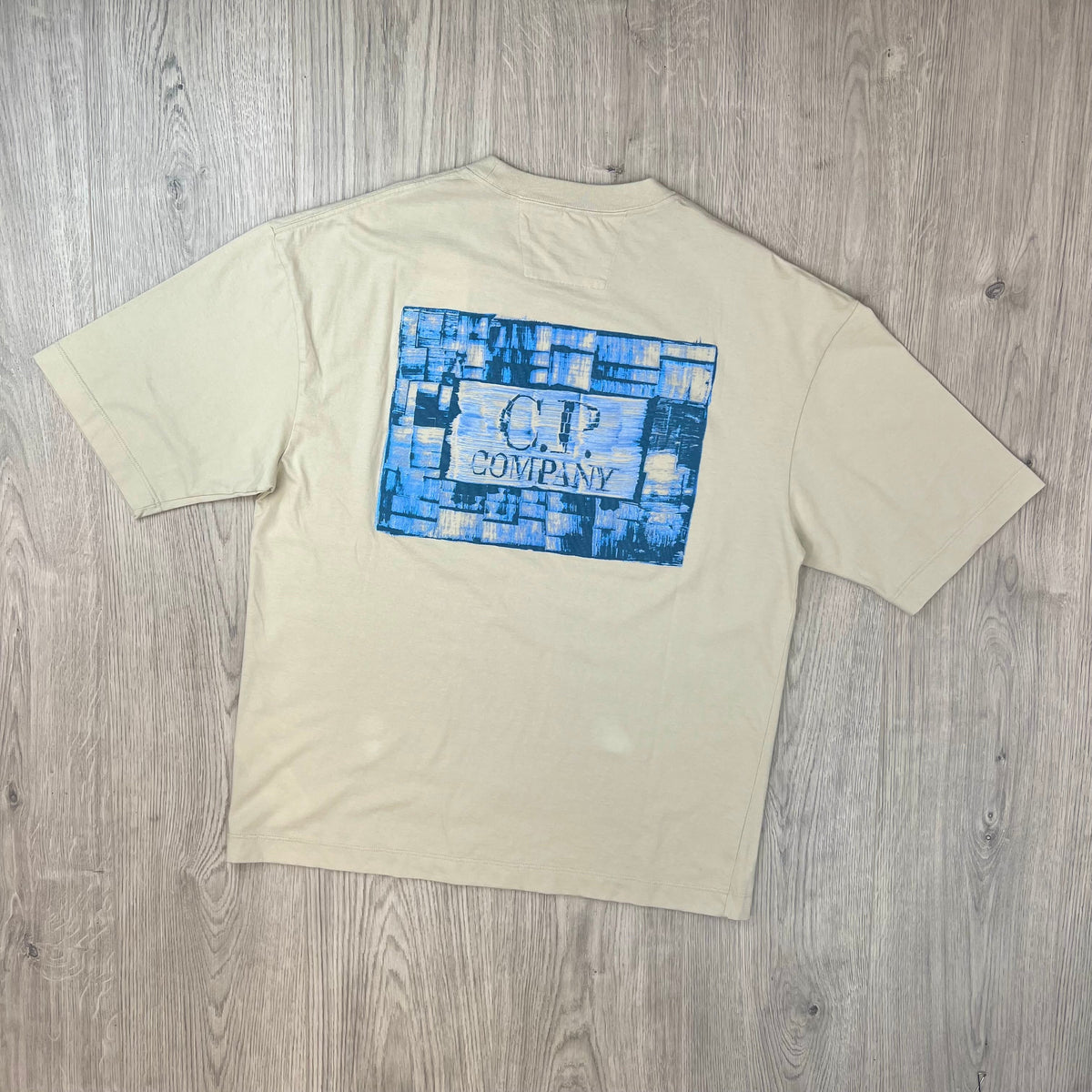 CP Company Logo T-Shirt - Silver Birch