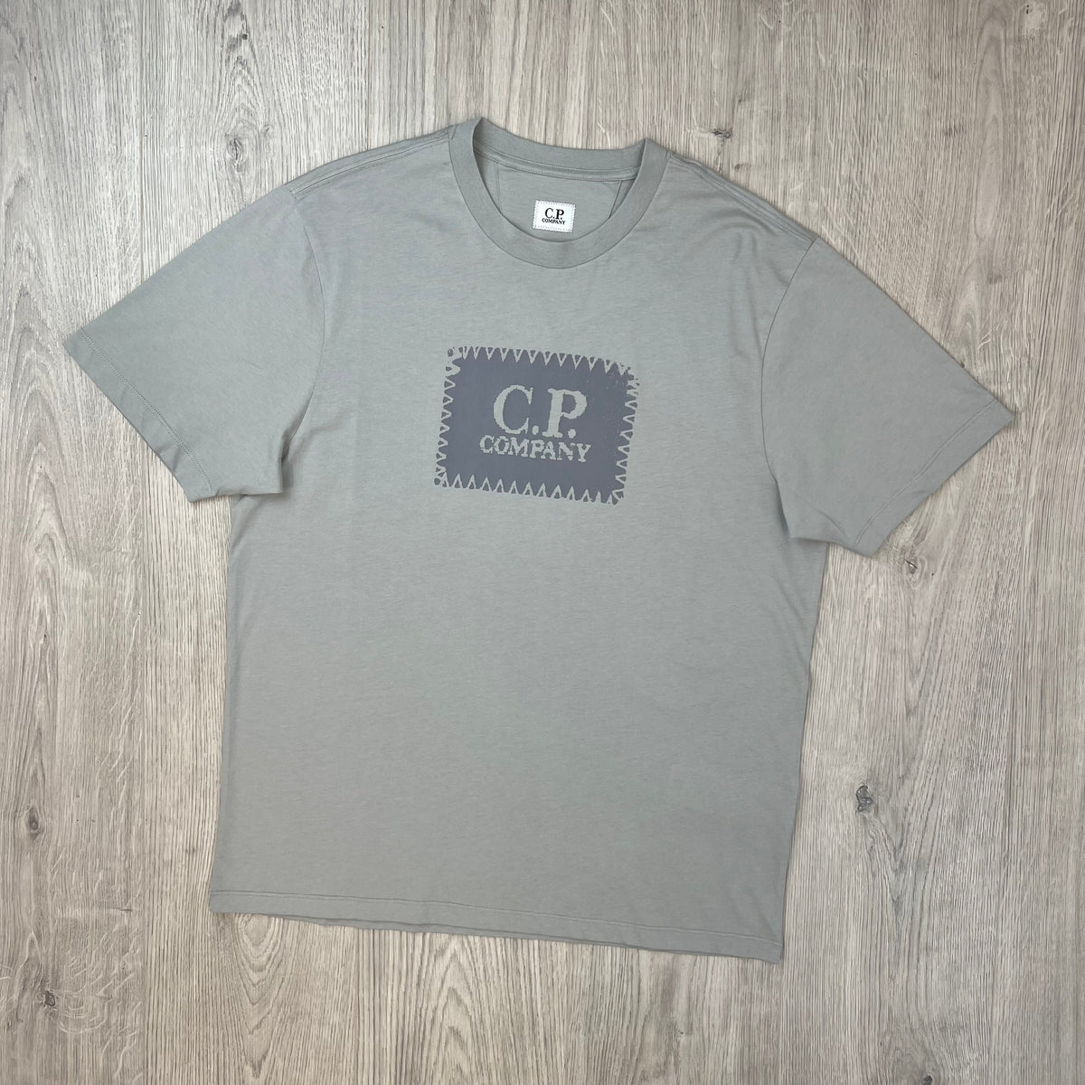 CP Company Stamp T-Shirt - Flint Grey