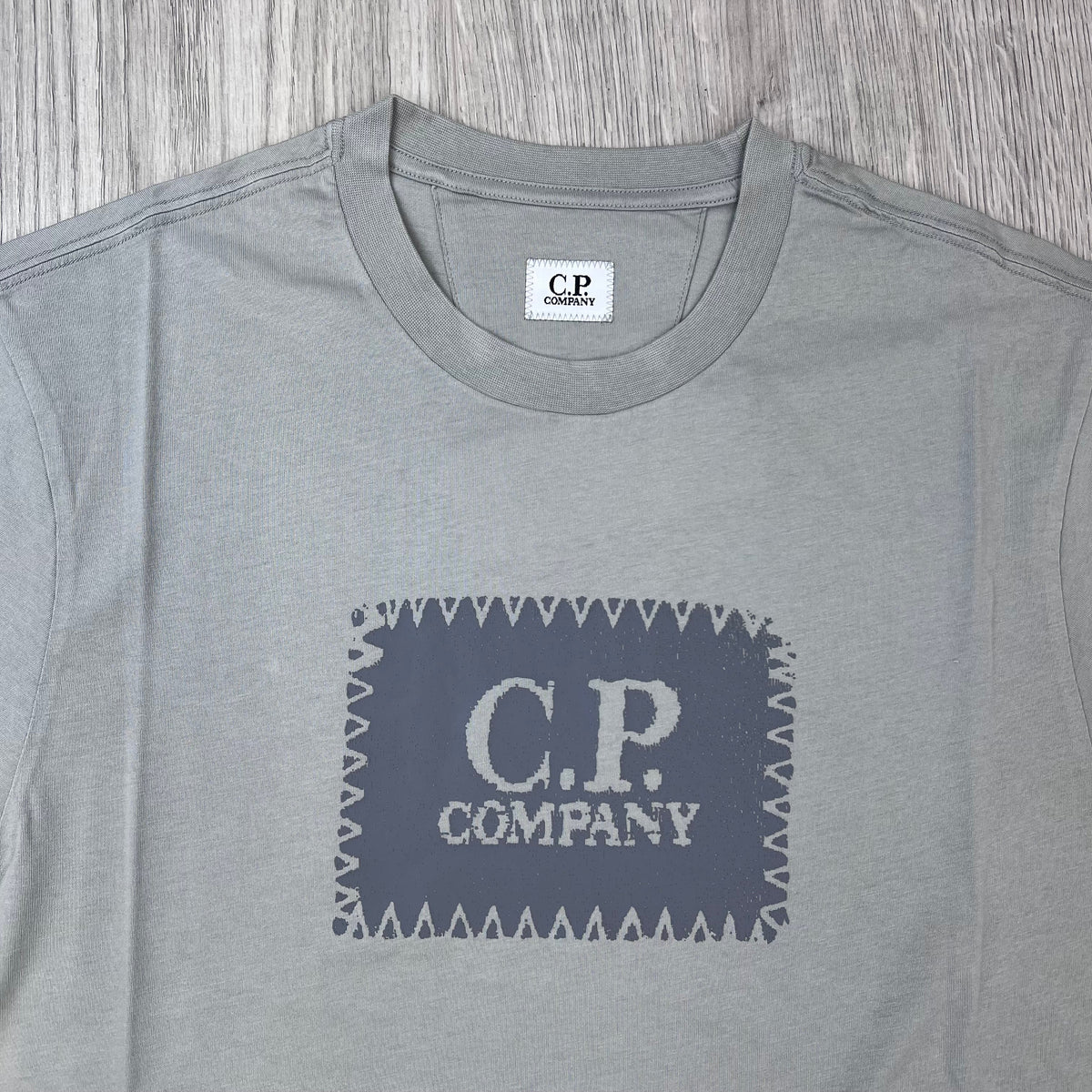 CP Company Stamp T-Shirt - Flint Grey