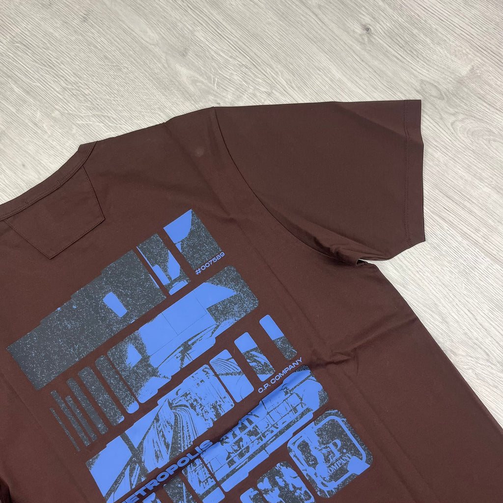 CP Company Metropolis T-Shirt - Rum Raisin