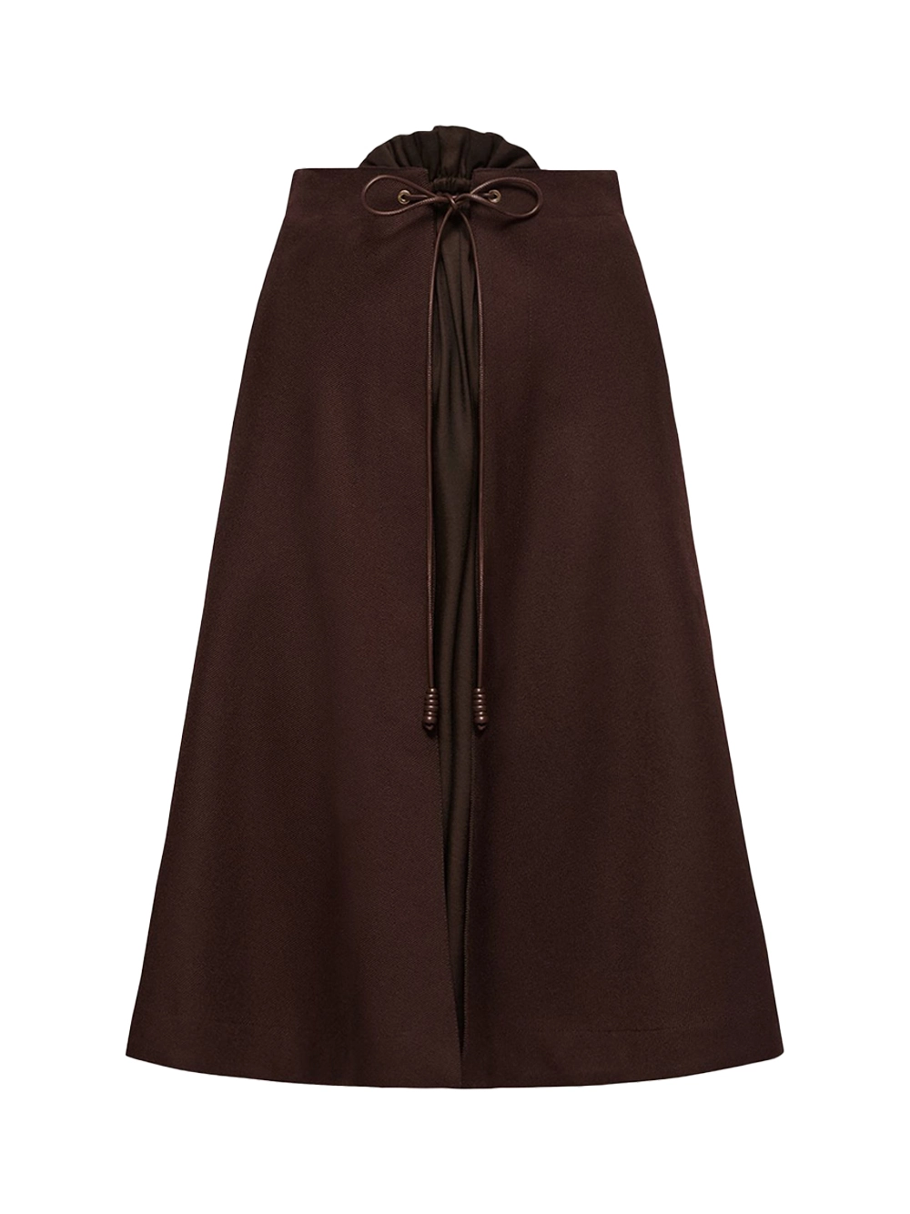 Moncler Virgin Wool Gabardine Skirt