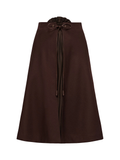 Moncler Virgin Wool Gabardine Skirt