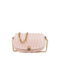 Michael Kors Quilted Cotton Crossbody Bag — Pink