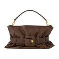 Balmain Anthem Shoulder Bag — Brown