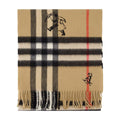 Burberry Giant Check Scarf — Beige
