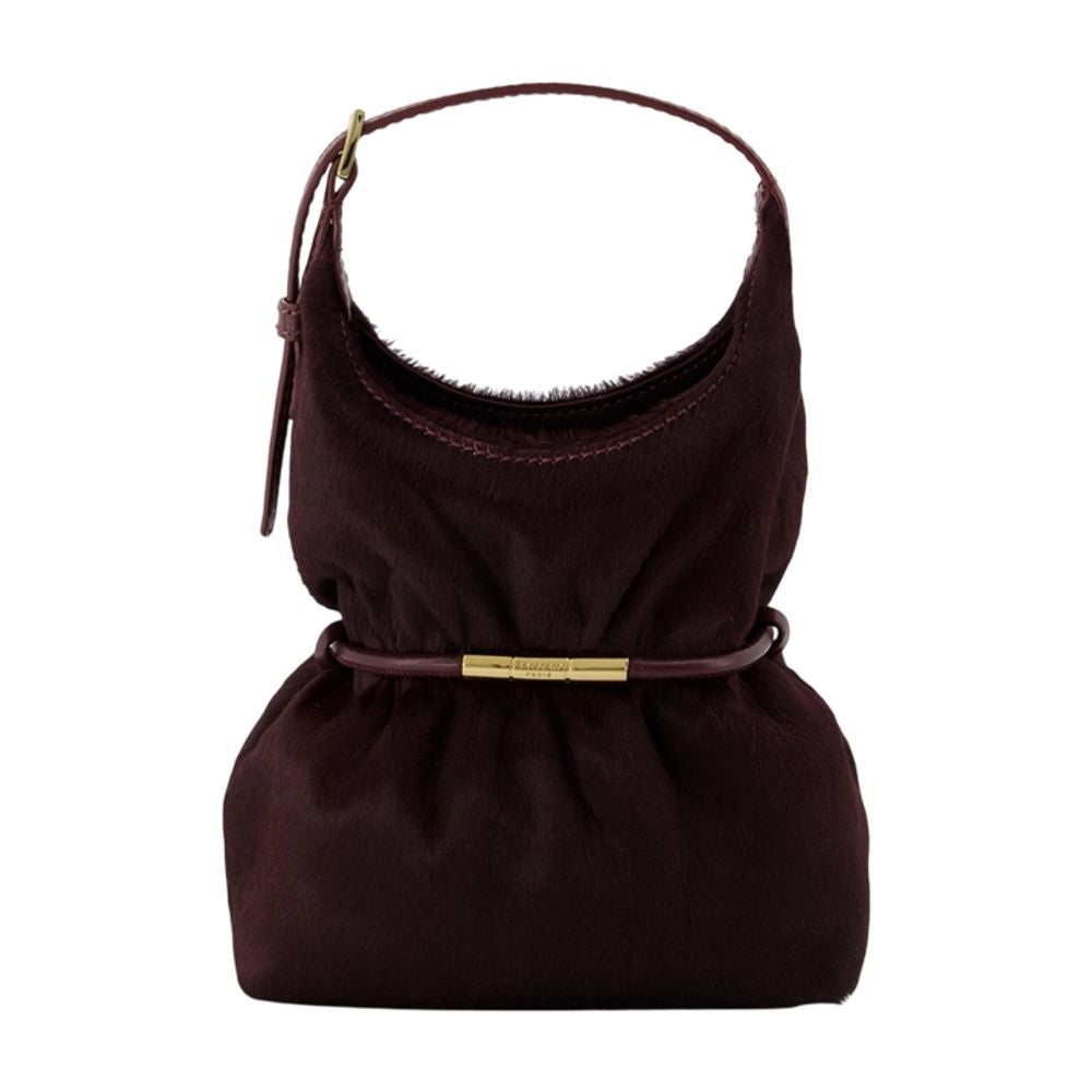 Balmain Sphynx Mini Bag — Burgundy