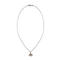 Vivienne Westwood Diamante Heart Necklace — Silver