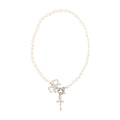 Vivienne Westwood Pearl and Silver Necklace — Silver
