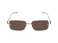 Gucci GG1703S Gold Metal Rectangular Sunglasses — Gold