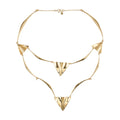 Isabel Marant Geometric Metal Necklace — Gold
