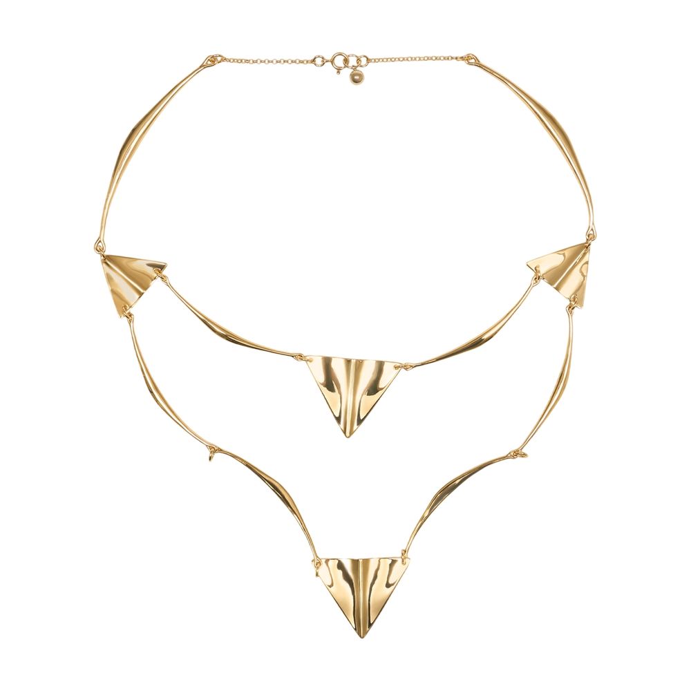 Isabel Marant Geometric Metal Necklace — Gold