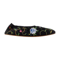 Kenzo Embroidered Lambskin Ballet Flat — Black