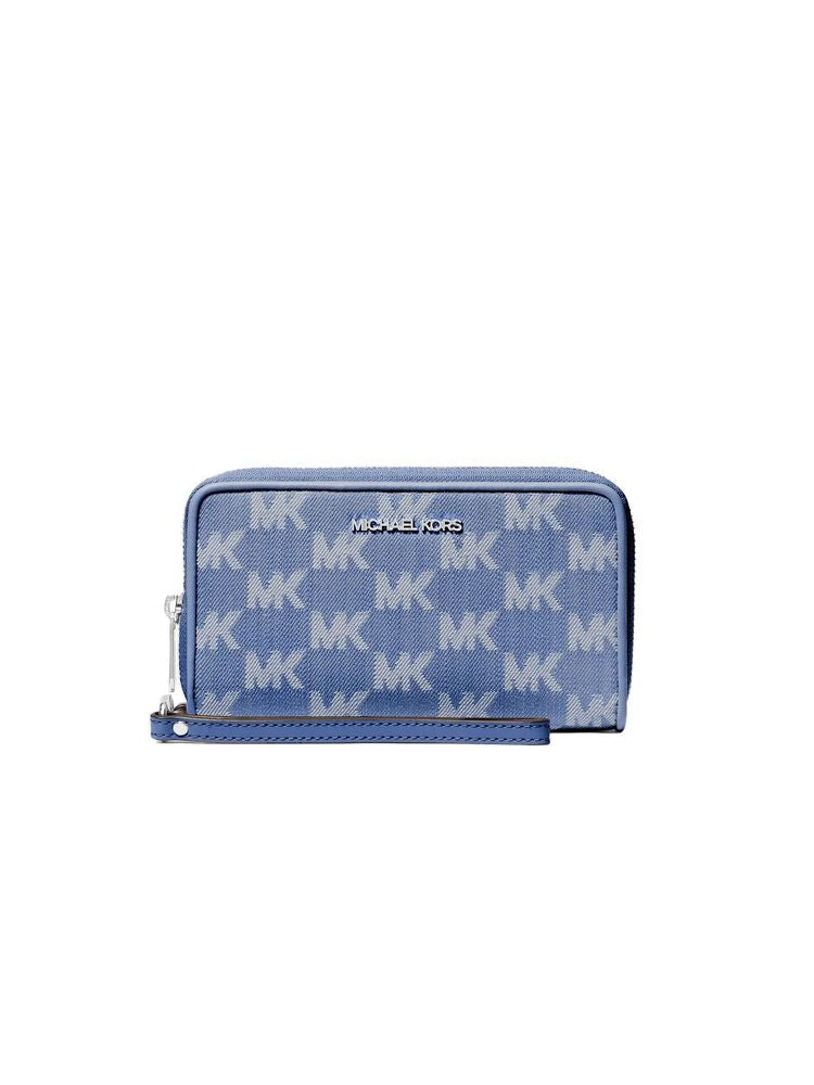 Michael Kors Jet Set Travel Wallet — Denim