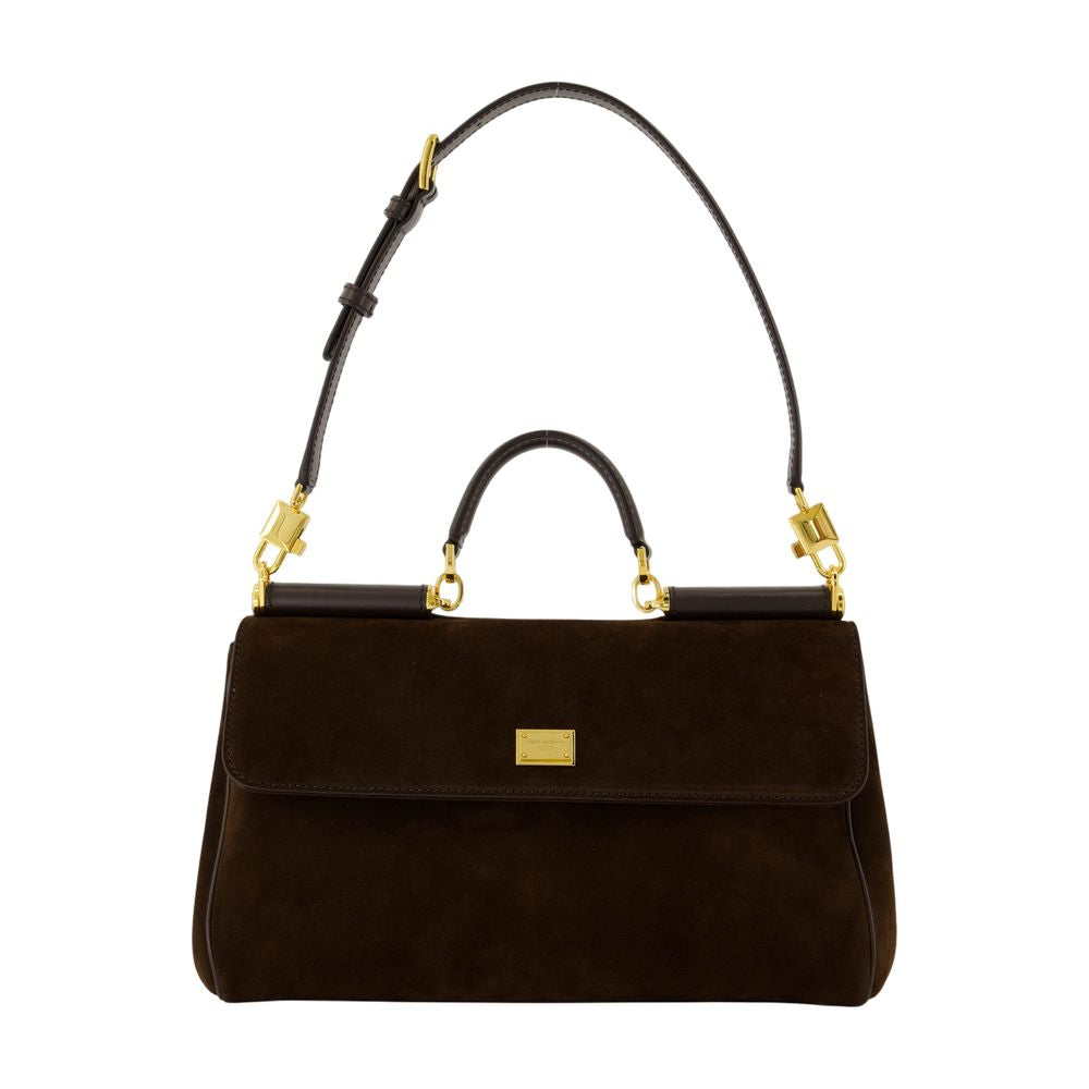 Dolce&Gabbana My Sicily Shoulder Bag — Brown
