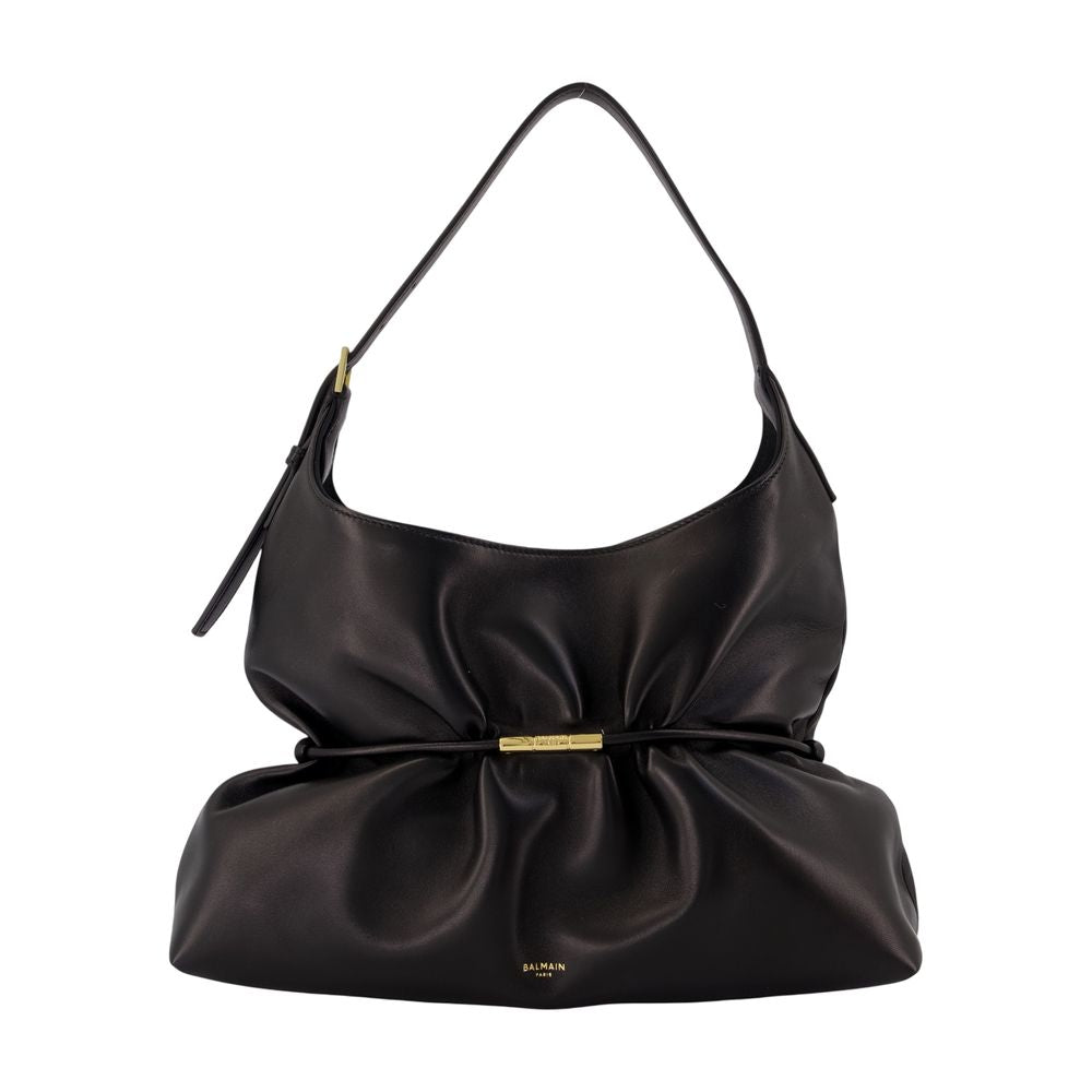 Balmain Sphynx Shoulder Bag — Black