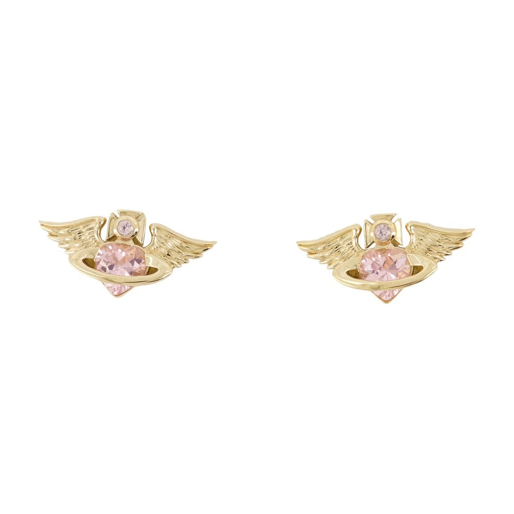 Vivienne Westwood Gold Winged Earrings — Gold
