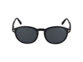 Tom Ford FT0834 Round-Frame Sunglasses — Black