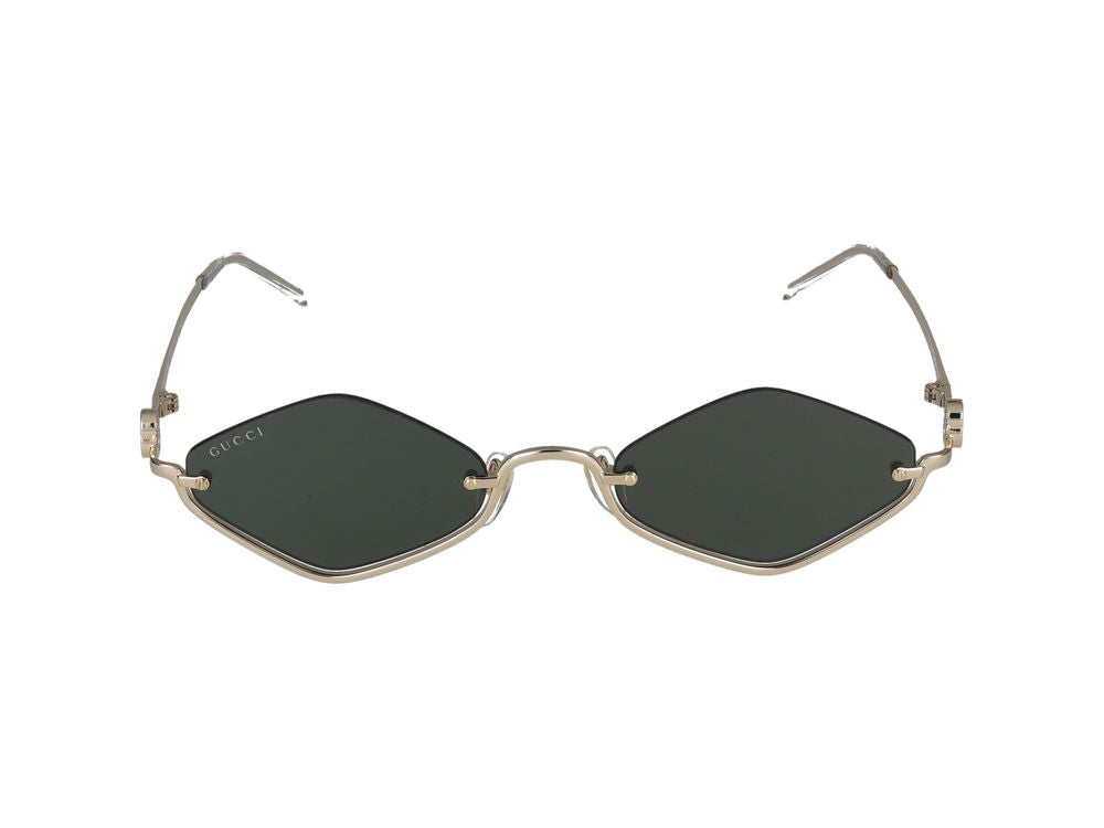 Gucci GG1604S Metal Frame Sunglasses — Grey