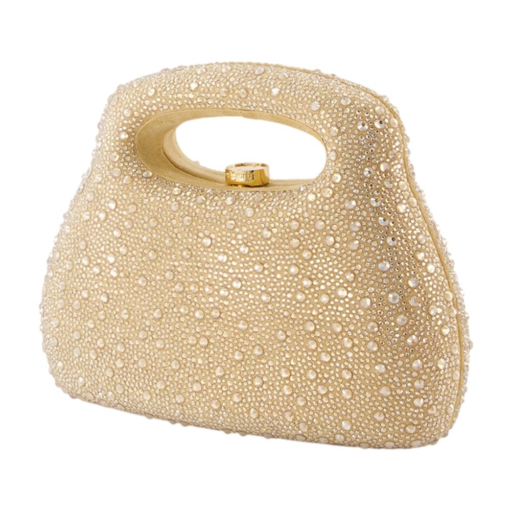 Cult Gaia Mimi Top Handle Clutch — Gold