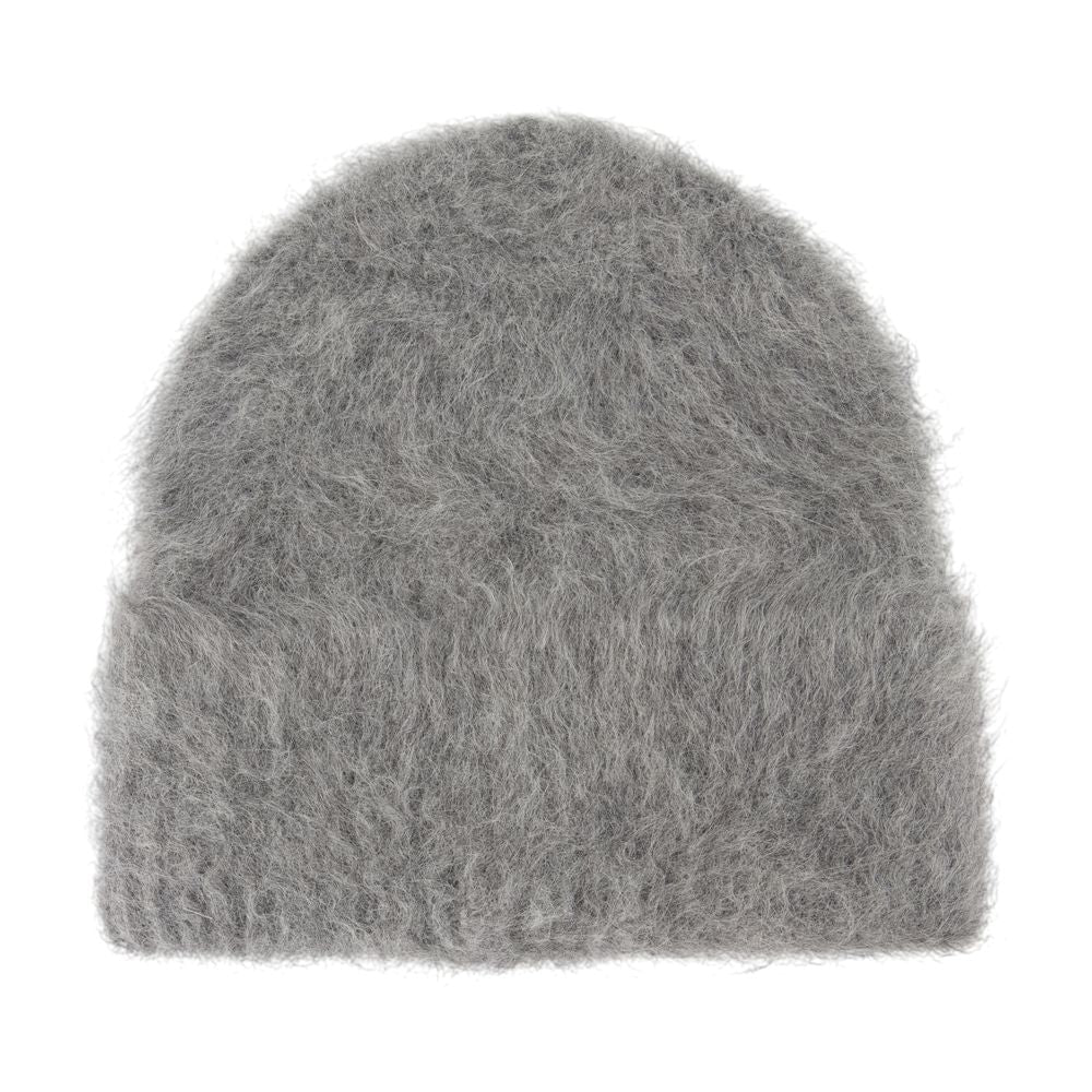 Toteme 244-WSH1524-YA0106-074 Alpaca Wool Beanie — Grey