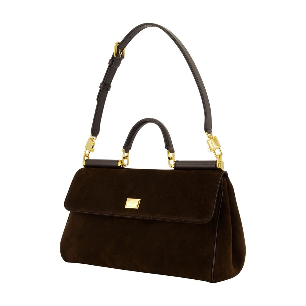 Dolce&Gabbana My Sicily Shoulder Bag — Brown