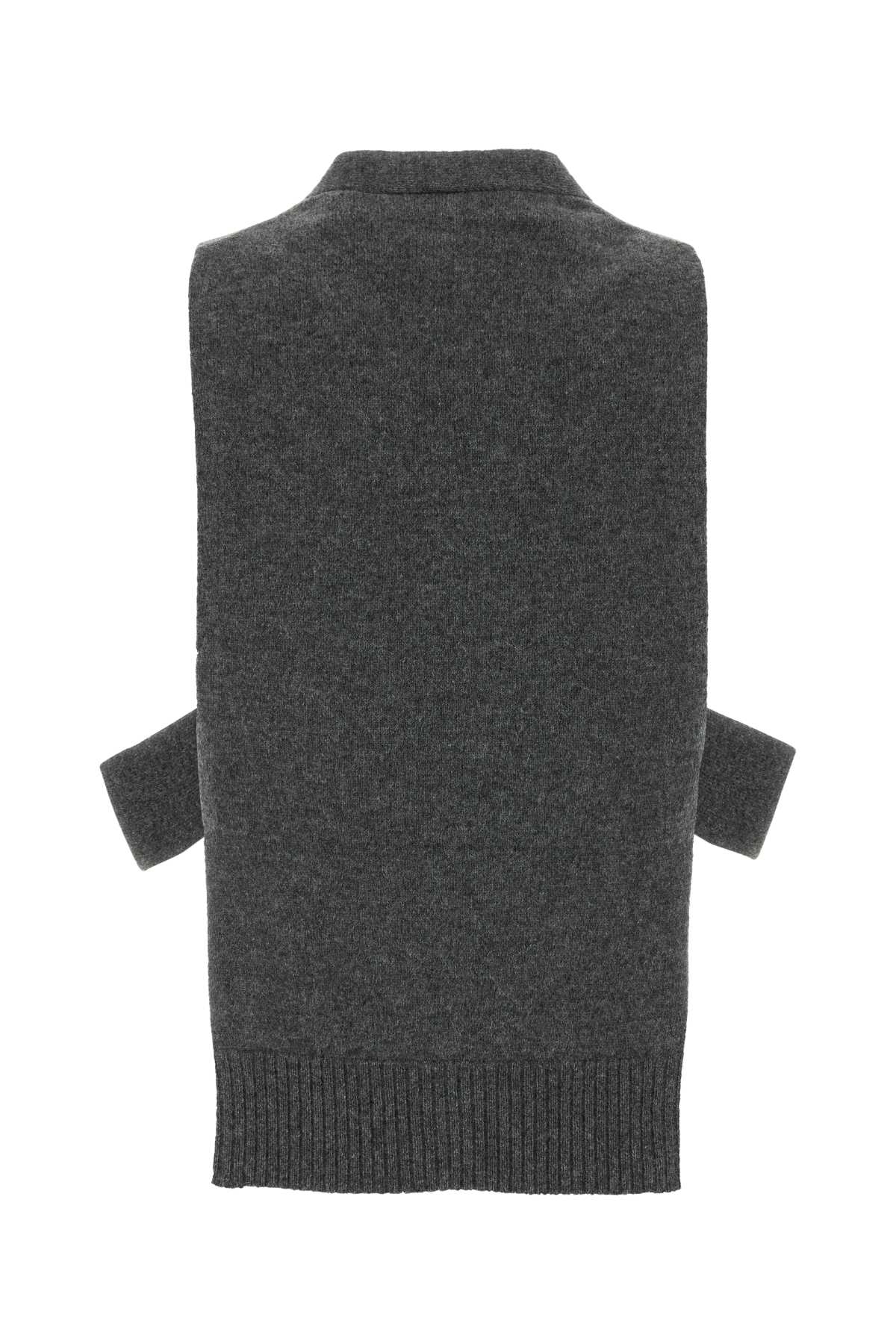 Miu Miu Cashmere Cardigan — Gray
