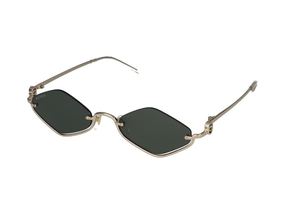 Gucci GG1604S Metal Frame Sunglasses — Grey