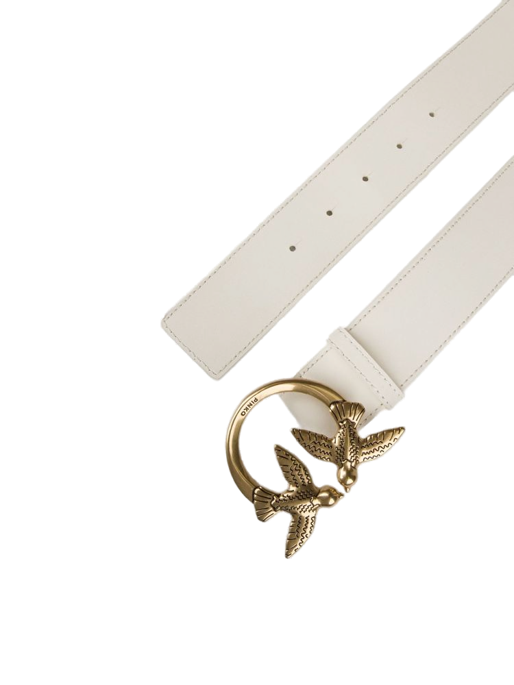Pinko Love Berry Belt — White