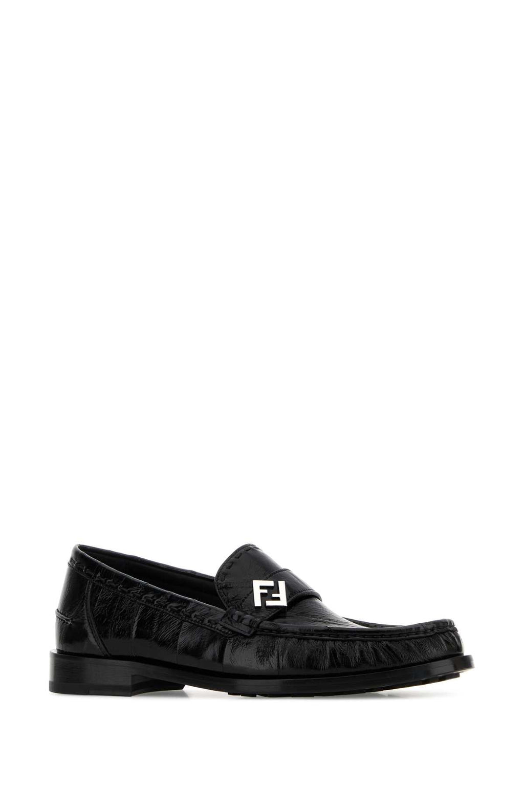 Fendi Haircalf Leather Loafer