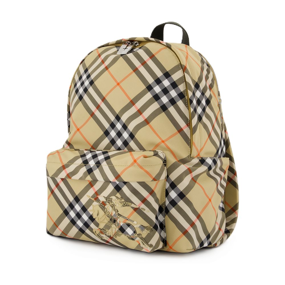 Burberry Vintage Check Backpack — Beige
