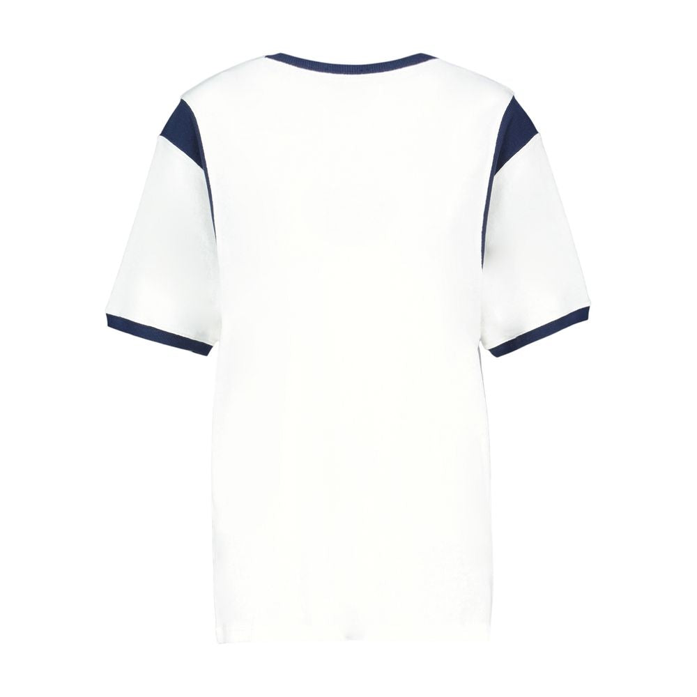 Kenzo Logo-Print Varsity T-Shirt — White