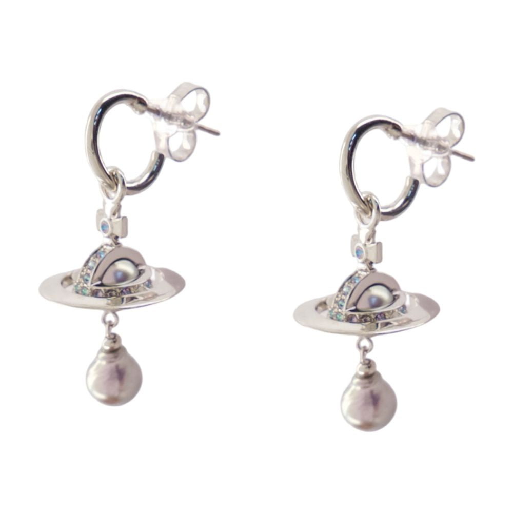 Vivienne Westwood Aleksa Earrings — Silver