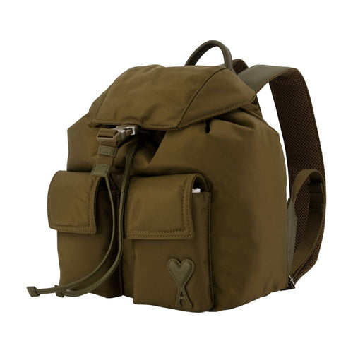 AMI Paris Backpack — Khaki