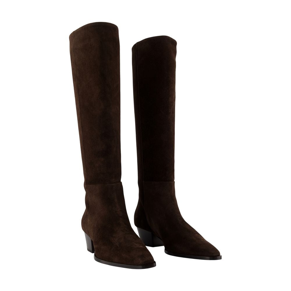 Aeyde Medea Boots — Brown