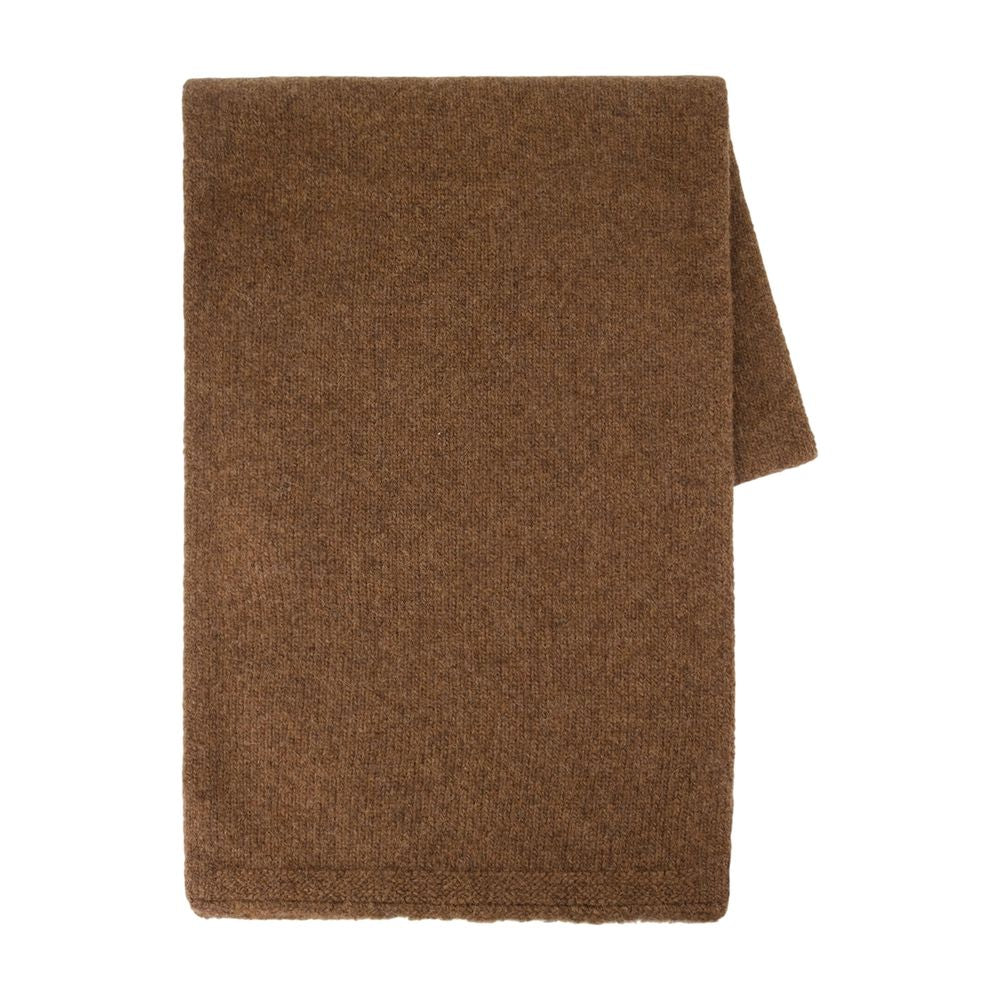 Officine Generale Marl Wool Scarf — Beige