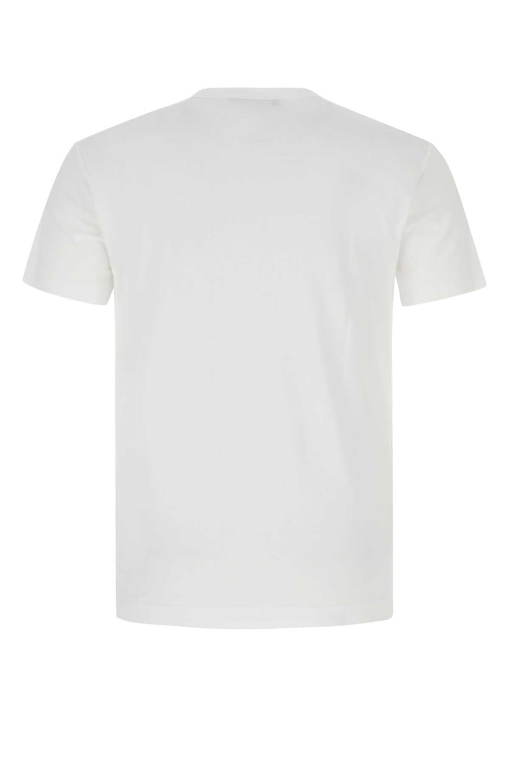 Dolce & Gabbana Logo-Patch Cotton T-Shirt — White