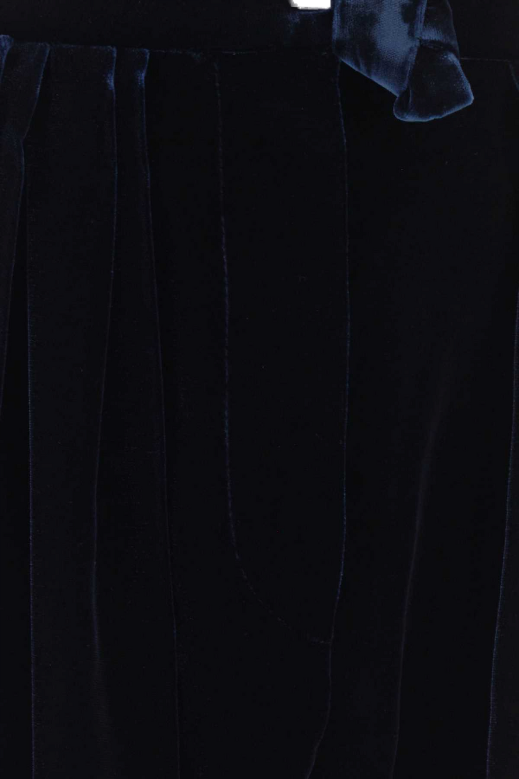 Giorgio Armani Viscose Cupro Trousers — Navy