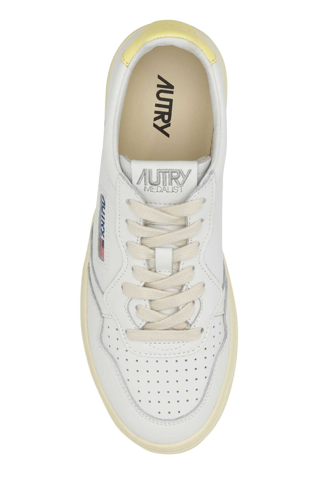 Autry Cow Leather Sneaker — White