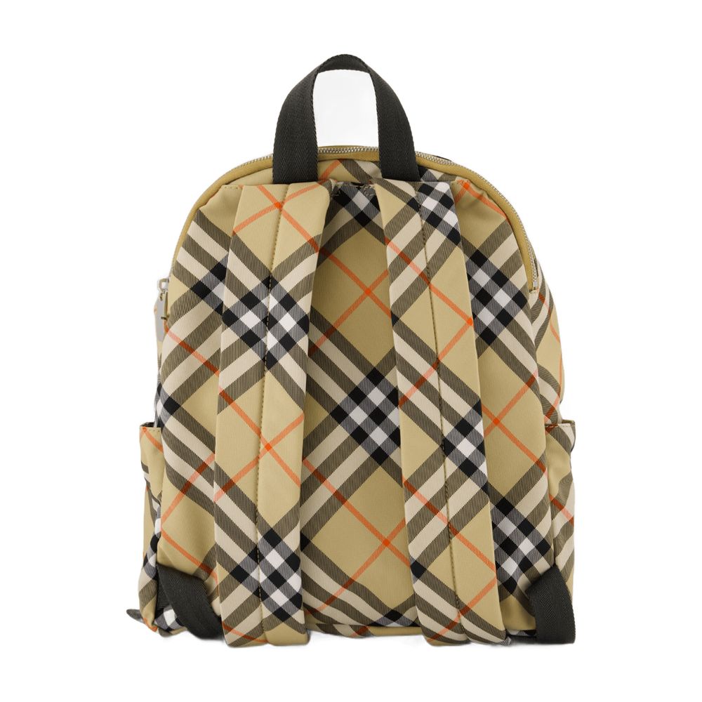 Burberry Vintage Check Backpack — Beige