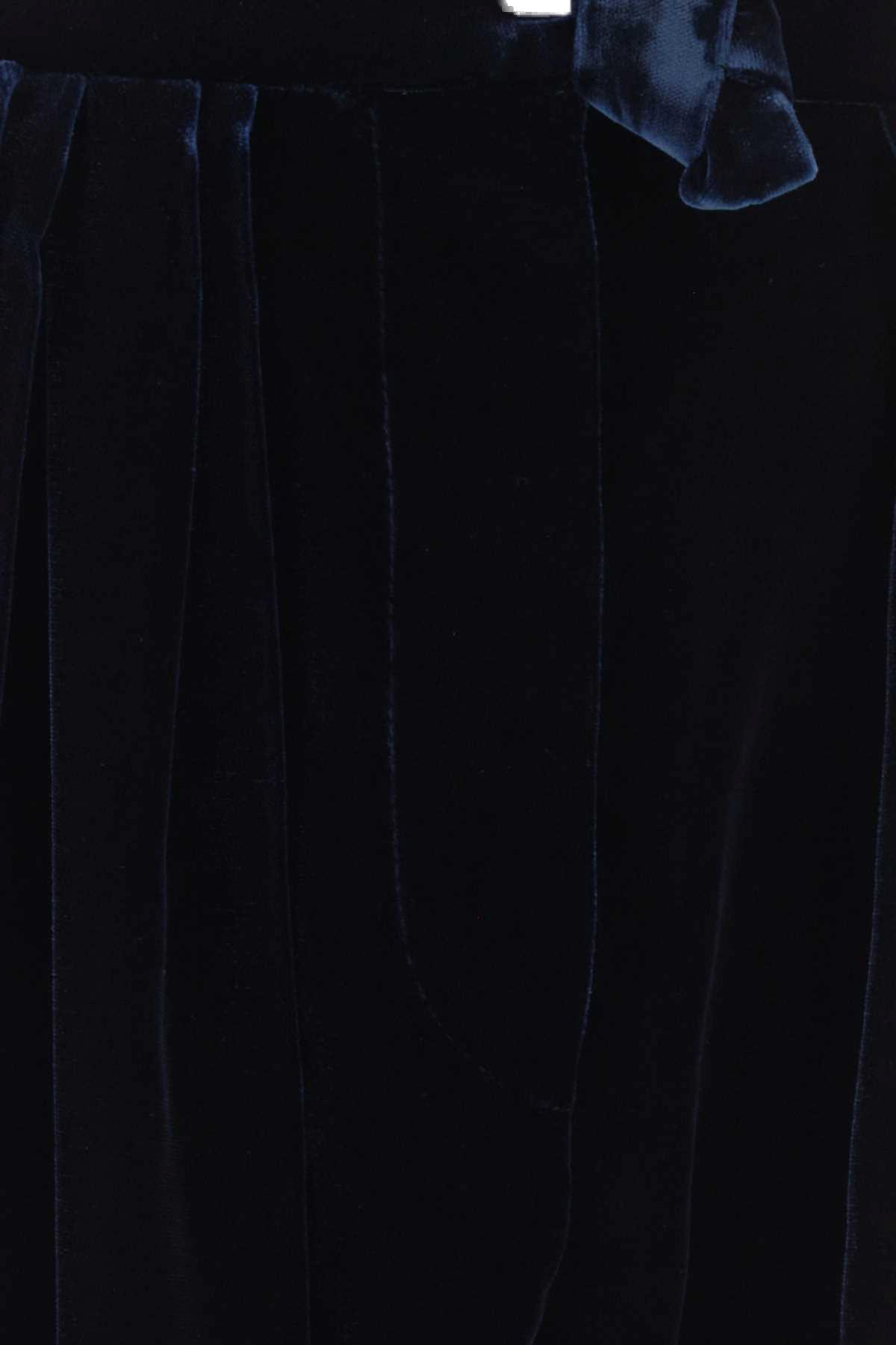 Giorgio Armani Viscose Cupro Trousers — Navy