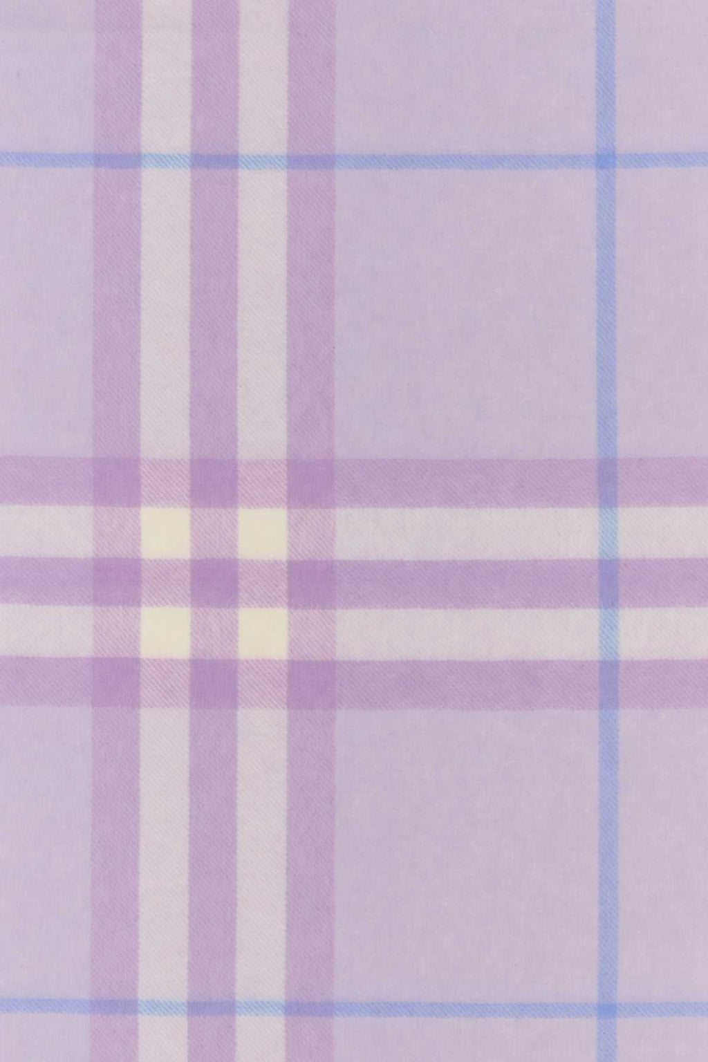 Burberry Check Wool Scarf — Purple