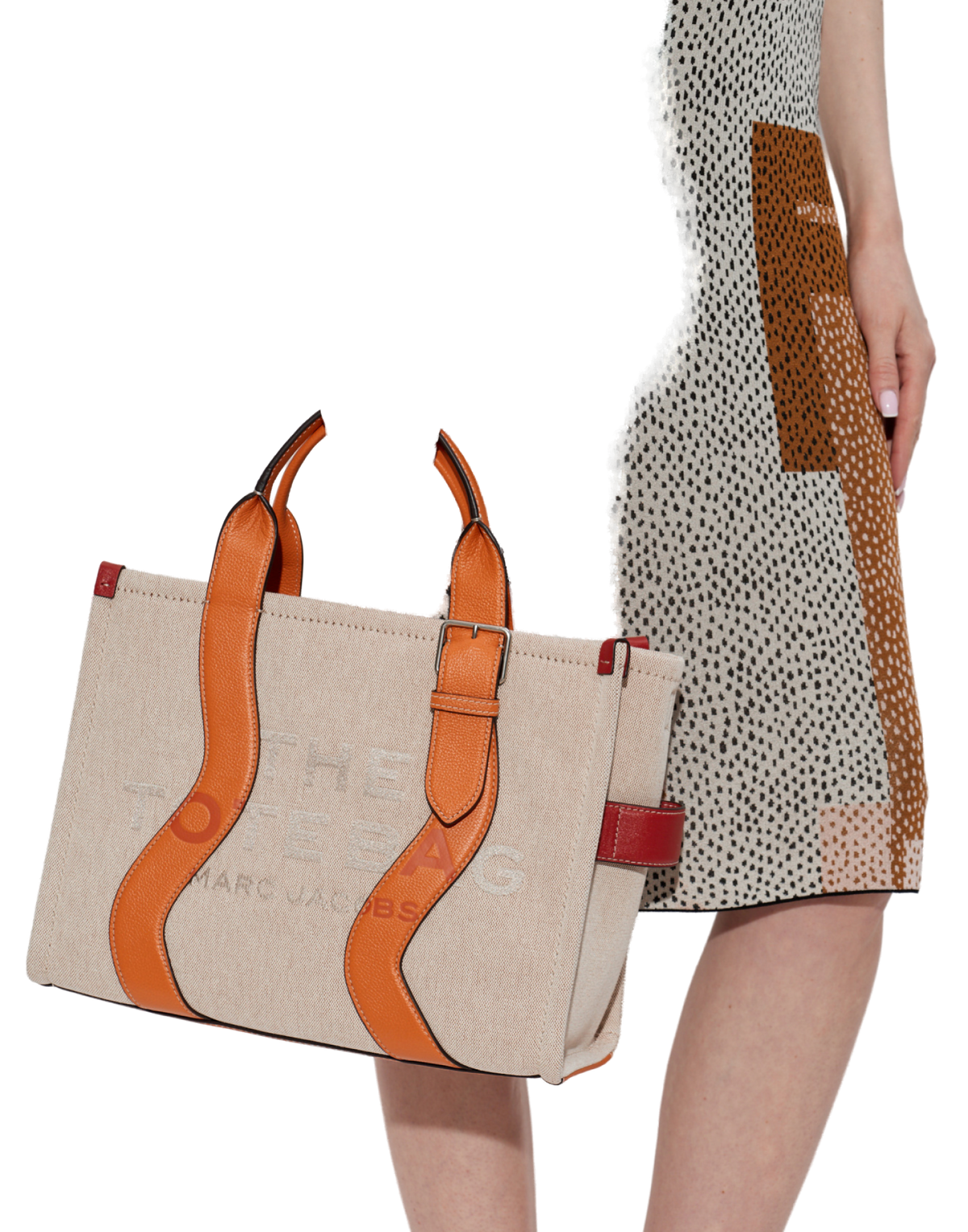 Marc Jacobs The Wavy Tote Bag — Beige