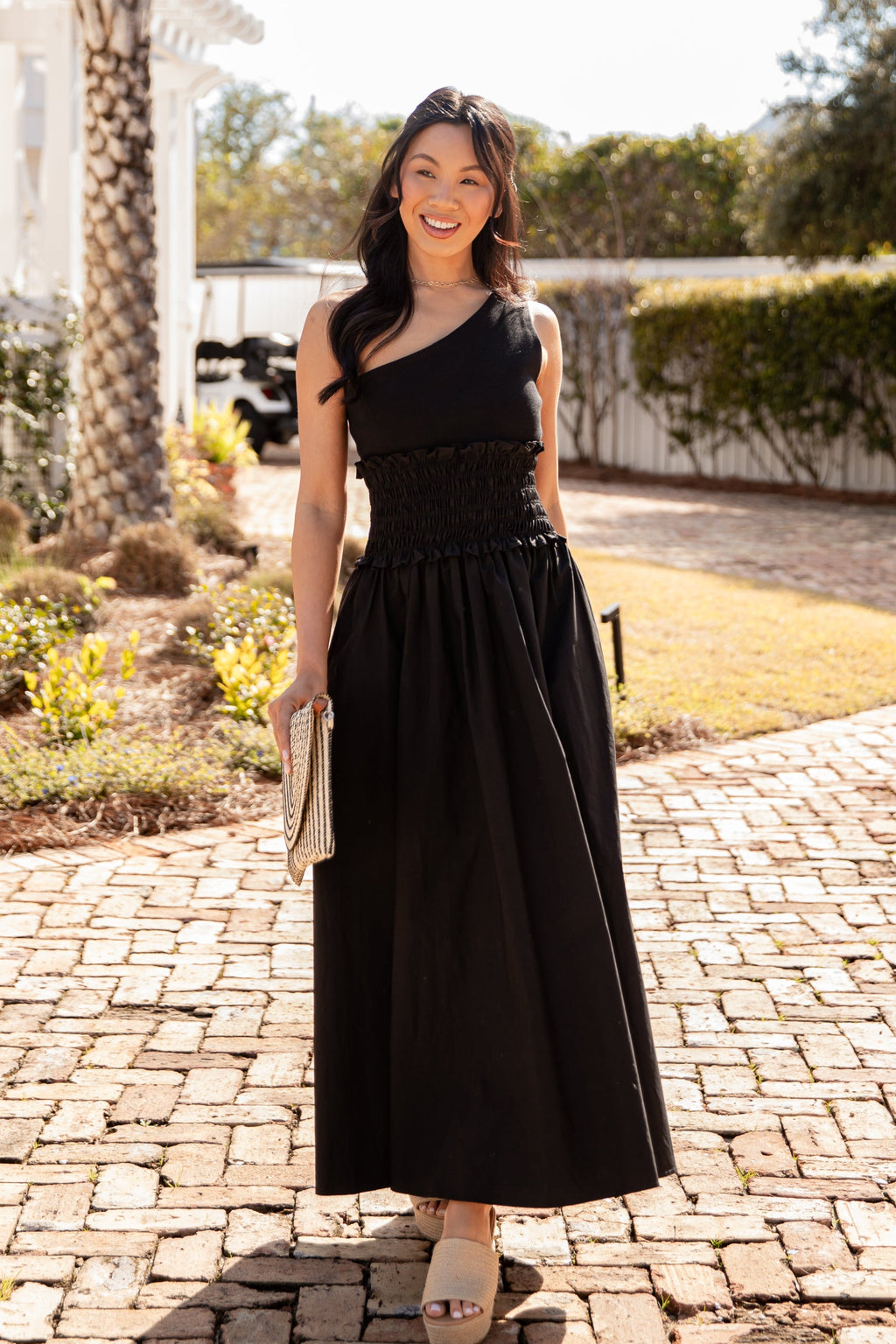 FINAL SALE - Effortless Glow Black Maxi Dress