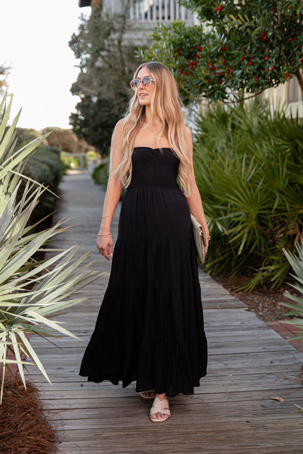 FINAL SALE - Seabreeze Smocked Maxi Dress