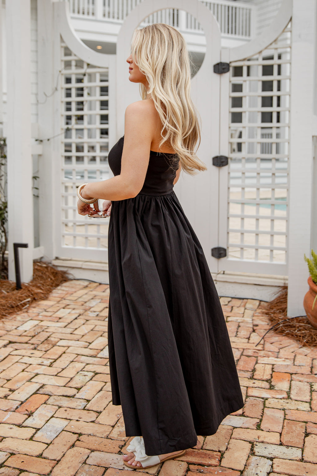 FINAL SALE - Chateau Days Strapless Maxi Dress